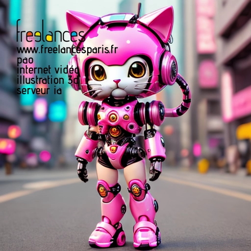 Pao mise en page internet vidéo illustration 3d serveur IA générative AI freelance paris studio de création magazines QU4CPY80